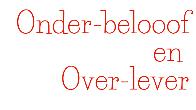 Onder-Beloof Onder-beloof